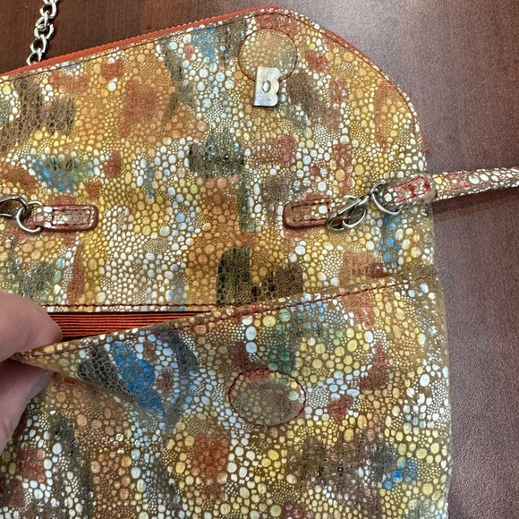 EUC Hobo Textured Leather Clutch/ Wallet/ shoulder bag - Picture 6 of 9